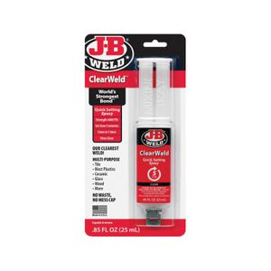 J-B Weld 25 mL ClearWeld Epoxy Adhesive Syringeimage