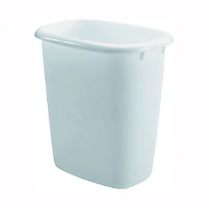 Rubbermaid 14.4 Quart White Vanity Wastebasketimage