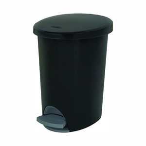 Sterilite 2.6 gal. Black Step-On Wastebasketimage