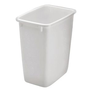 Rubbermaid 36 qt. White Rectangular Wastebasketimage