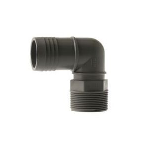 Boshart Industries 3/4 in. Polypropylene Barb x Male Pipe Thread Elbowimage
