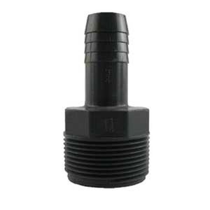 Boshart Industries 1 x 3/4 in. Male Iron Pipe x Insert Polyethylene Pipe Adapterimage