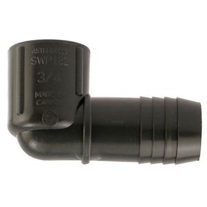 Boshart Industries 1 in. x 1/2 in. Polypropylene Pipe Elbowimage