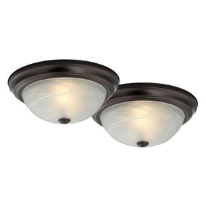 Boston Harbor 13 in. 2-Light Flush Mount Ceiling Fixtureimage