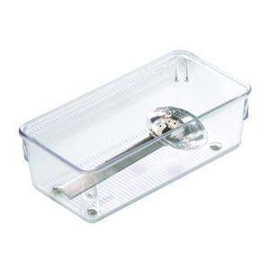Interdesign 3 in. x 6 in. x 2 in. Clear Drawer Organizerimage