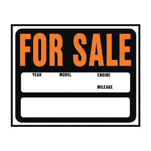 Hy-Ko Products 14-1/2 in. x 18-1/2 in. For Sale Signimage