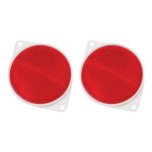 Hy-Ko Products 3-1/4 in. Red Reflectorimage