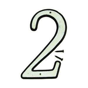 Hy-Ko Products 4 in. Reflective Plastic House Number 2image