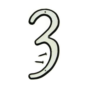 Hy-Ko Products 4 in. Reflective House Number 3image