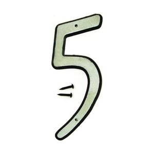 Hy-Ko Products 4 in. Reflective House Number 5image
