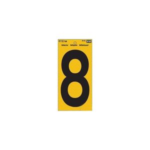 Hy-Ko Products RV-75/8 5 in. Self-Adhesive Reflective Number 8image
