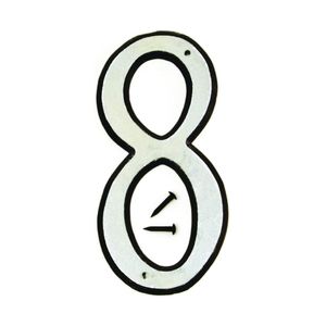 Hy-Ko Products 4 in. Reflective House Number 8image