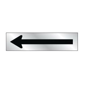 Hy-Ko Products 2 in. x 8 in. Silver Arrow Vinyl Safety Signimage