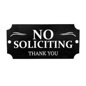 Hy-Ko Products No Soliciting House Plaqueimage