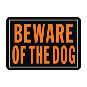 Hy-Ko Products 10 in. x 14 in. Aluminum Beware of the Dog Signimage
