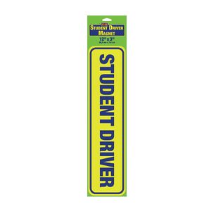 Hy-Ko Products 3 in. x 12 in. Student Driver Magnetic Signimage