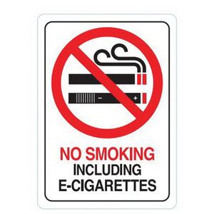 Hy-Ko Products 5 in. x 7 in. No Smoking Deco Signimage
