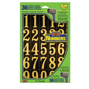 Hy-Ko Products 1-3/4 in. Self-Adhesive Mylar Number Setimage