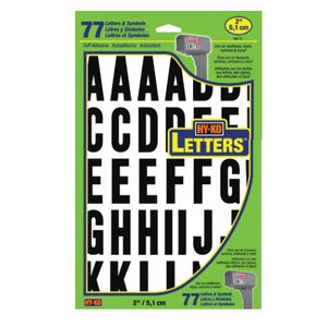 Hy-Ko Products 1-3/4 in. Self-Adhesive Packaged Letter Setimage
