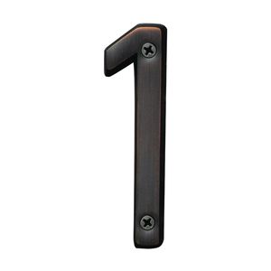 Hy-Ko Products 4 in. Number 1 Solid Brass House Numberimage