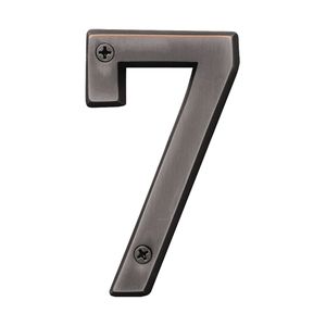 Hy-Ko Products 4 in. Old Bronze House Number 7image