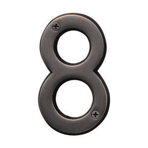 Hy-Ko Products 4 in. Old Bronze Solid Brass House Number 8image