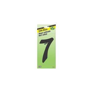Hy-Ko Products 4 in. Satin Black House Number 7image