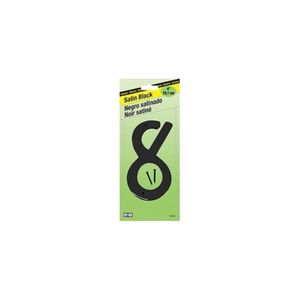 Hy-Ko Products 4 in. Satin Black House Number 8image