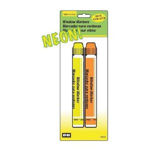 Hy-Ko Products Neon Orange-Yellow Window Markerimage