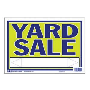 Hy-Ko Products 9 in. x 13 in. Plastic Yard Sale Signimage