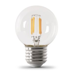 Feit Electric 60 W G16-1/2 E26 2700K Dimmable LED Bulb, 2-Packimage