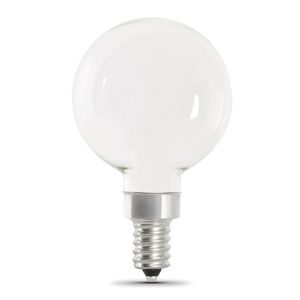 Feit Electric 40W Equivalent G16-1/2 Frosted Soft White Filament LED Bulbimage