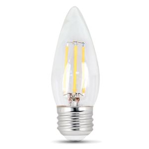 Feit Electric 60W Equivalent Dimmable Torpedo Filament LED Bulbimage