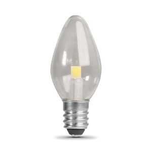 Feit Electric C7 0.6 W Clear Soft White 2700K LED Night Light Bulbimage