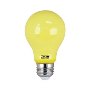 Feit Electric A19 5W Medium Base Yellow LED Bug Lightimage