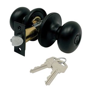 ProSource Matte Black Tubular Entry Knobimage