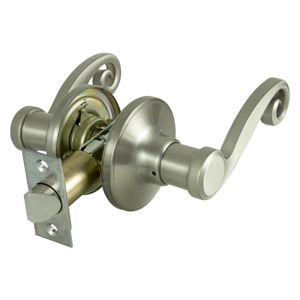 ProSource Satin Nickel Reversible Passage Leversetimage