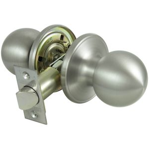 ProSource Stainless Steel Passage Knob with 6-Way Latchimage