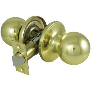 ProSource Polished Brass Passage Knobimage