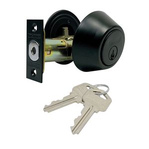 ProSource Matte Black Double Cylinder Deadboltimage