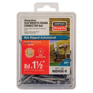 Simpson Strong-Tie 1-1/2 in. Hot-Dipped Galvanized Smooth Connector Nailimage