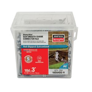 Simpson Strong-Tie 3 in. 10D HDG Connector Nailimage