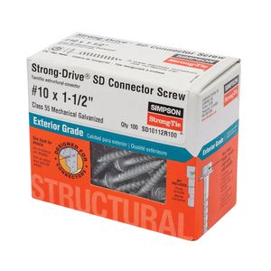 Simpson Strong-Tie #10 x 1-1/2 in. Hex Head Connector Screwimage