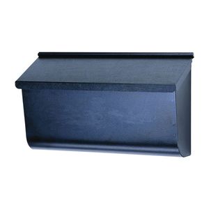 Solar Group Woodland Wall Mount Steel Mailbox, Blackimage