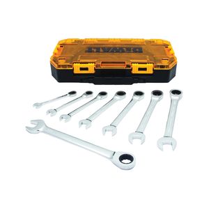 DEWALT 8-Piece SAE Ratcheting Combination Wrench Setimage