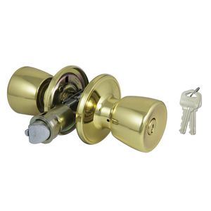 ProSource Mobile Home Polished Brass Entry Locksetimage