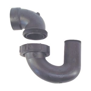 US Hardware 1-1/4 in. x 1-1/2 in. ABS Mobile Home Vanity P-Trapimage
