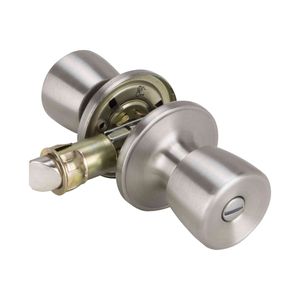 ProSource Stainless Steel Mobile Home Privacy Locksetimage