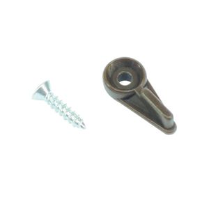 US Hardware 3/8 in. Straight Screen Clips with Screws, 8-Pieceimage