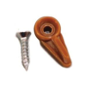 US Hardware 1/2 in. Nylon Storm and Screen Clips with Screws, 50-Packimage
